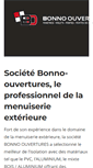 Mobile Screenshot of bonno-ouvertures.fr