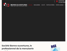 Tablet Screenshot of bonno-ouvertures.fr